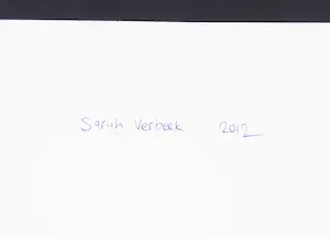 Sarah Verbeek - Linosnede, Zonder titel kopen? Bied vanaf 1!