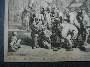 Jan Van Orley - Christus geneest de Blinden kopen? Bied vanaf 40!