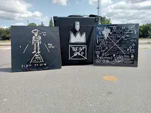 Jean-Michel Basquiat - Beat Bop-platenhoes + The Offs, eerste plaat & testpersing kaufen? Bieten Sie von 1100!