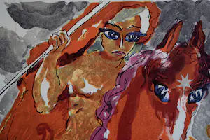 Kees van Dongen - Houtgravure - Le Prince Sharkan au combat kopen? Bied vanaf 50!