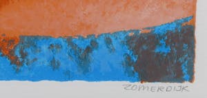Yvonne Zomerdijk - Zeefdruk, Zeebanket - Ingelijst kopen? Bied vanaf 1!