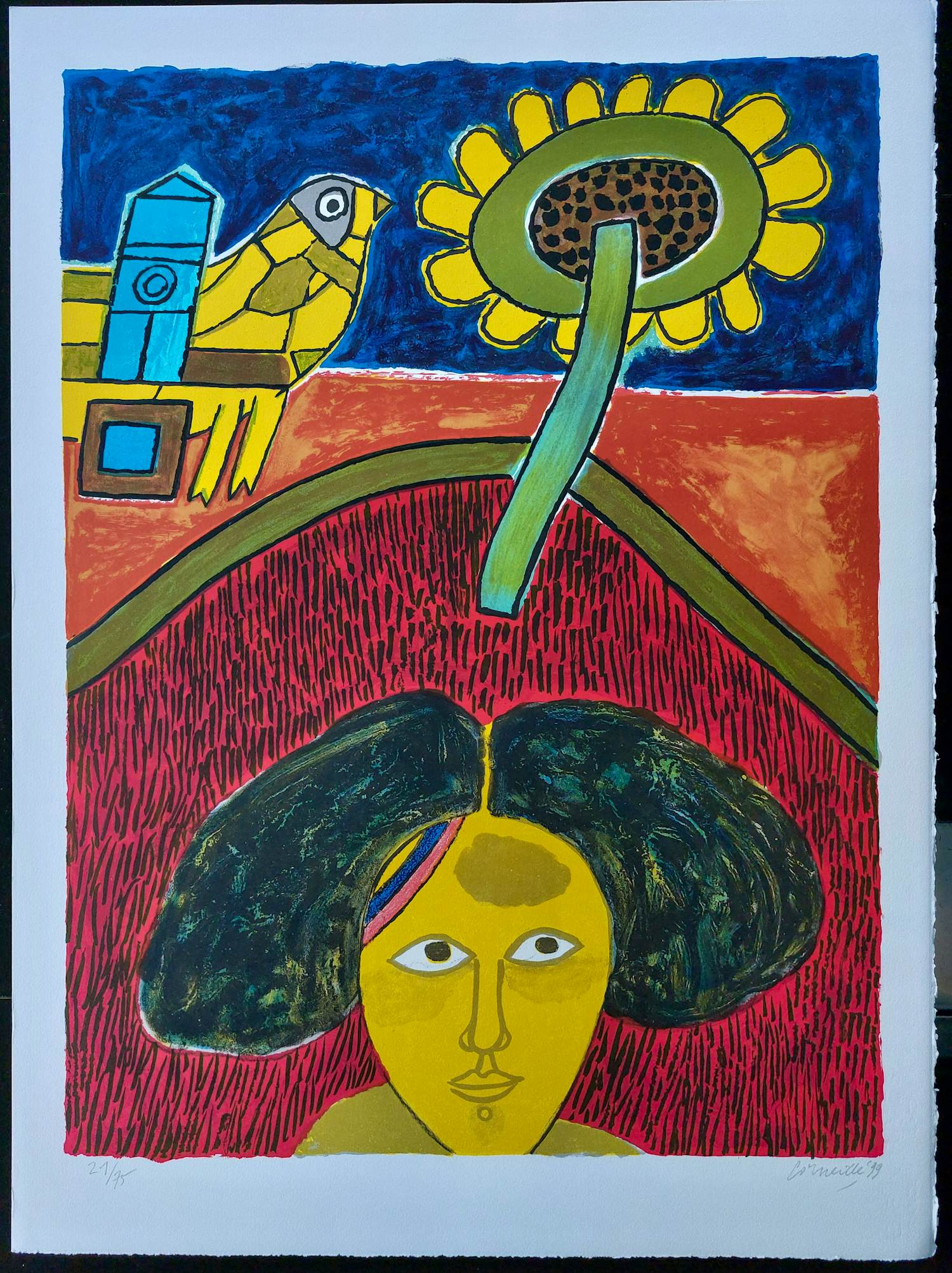 AcheterCorneille - Lithografie 'Tournesol'? Enchérissez de 300!
