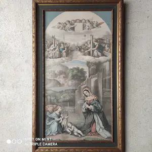 AcheterNiet of onleesbaar gesigneerd - Bijbelse Vertelling met veel figuren uit de Bijbel? Enchérissez de 1!
