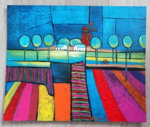 Elena Polyakova - Tulpenveld in Holland kopen? Bied vanaf 100!