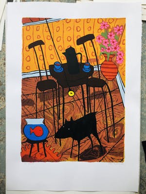 Peter Bastiaanssen - Op de thee bij vis (groot) kopen? Bied vanaf 95!