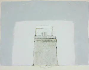 Mihajlo Petkovic - Lot van drie schilderijen in gemengde techniek op papier kopen? Bied vanaf 100!