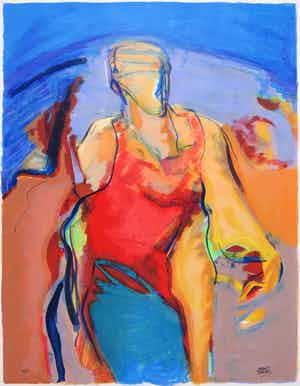 Arthur Bernard - Zeefdruk, African Queen verkocht voor € 1!