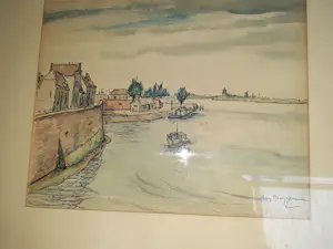 Niet of onleesbaar gesigneerd - Ary Baggerman Havenzicht kopen? Bied vanaf 1!