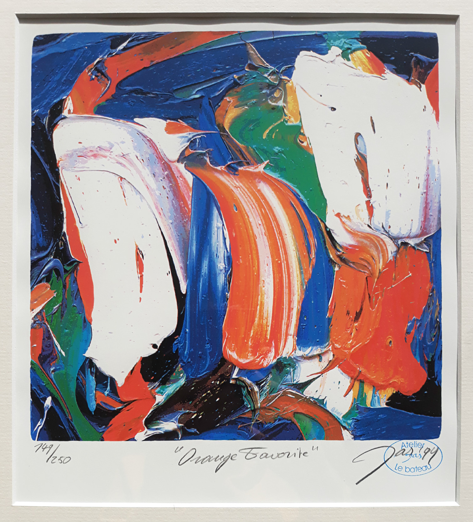 JAS - Orange Favorite, zeefdruk of giclee (mooi ingelijst) kopen? Bied vanaf 1!