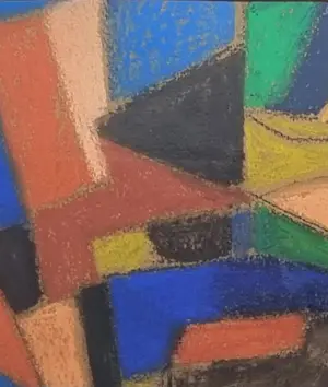 Joop Kropff - Abstracte compositie kopen? Bied vanaf 375!