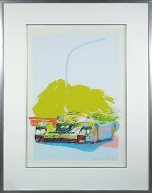 Frank Gude - Zeefdruk, Rothmans - Ingelijst kopen? Bied vanaf 1!