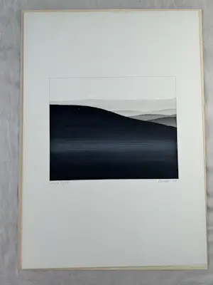 Claudia Keller - Grijsachtig landschap met meer kopen? Bied vanaf 50!