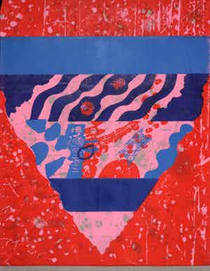 Jef Diederen - Lino op Rijstpapier, Z.T. verkocht voor € 35!