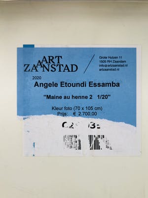 Angele Etoundi Essamba - Voile I met lijst! kopen? Bied vanaf 395!