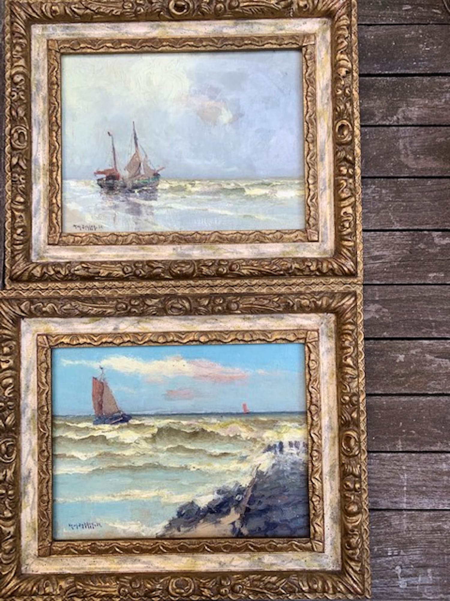Henk Dekker - 2 Marines - pendanten verkocht voor € 460!