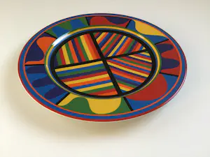 Sol LeWitt - Keramisch bord - Beperkte oplage - 2007 - Mint kopen? Bied vanaf 175!