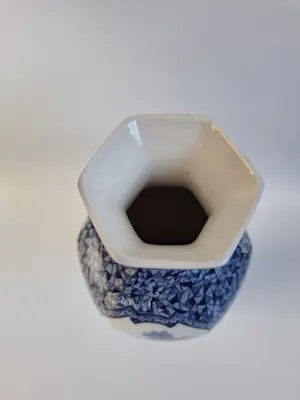 Villeroy en Boch - Wit blauwe vaas kopen? Bied vanaf 45!