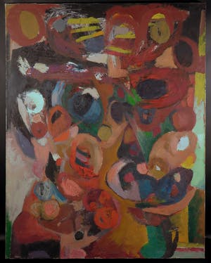 Jan Engelchor - Olieverf op doek, Zonder titel (Groot) kopen? Bied vanaf 300!