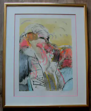 Kees van Bohemen - Ingelijste litho: Vrouw - 1981 kopen? Bied vanaf 250!