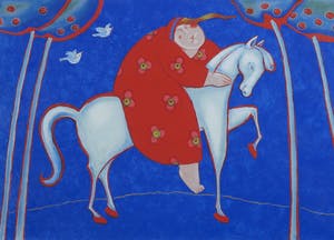 Ada Breedveld - Zeefdruk, Op stap - Ingelijst (Groot) kopen? Bied vanaf 50!