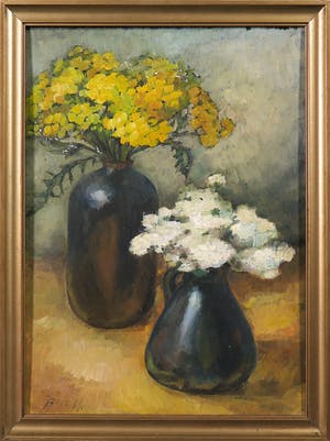 Arthur Feudel - e.a. - Lot van zes werken met verschillende technieken - Ingelijst kopen? Bied vanaf 1!