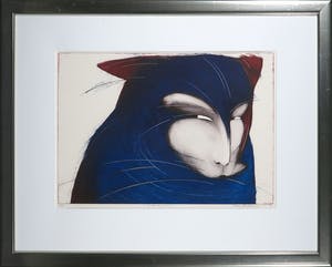 Dana Andreev - Kleurenets, Impression - Ingelijst kopen? Bied vanaf 50!