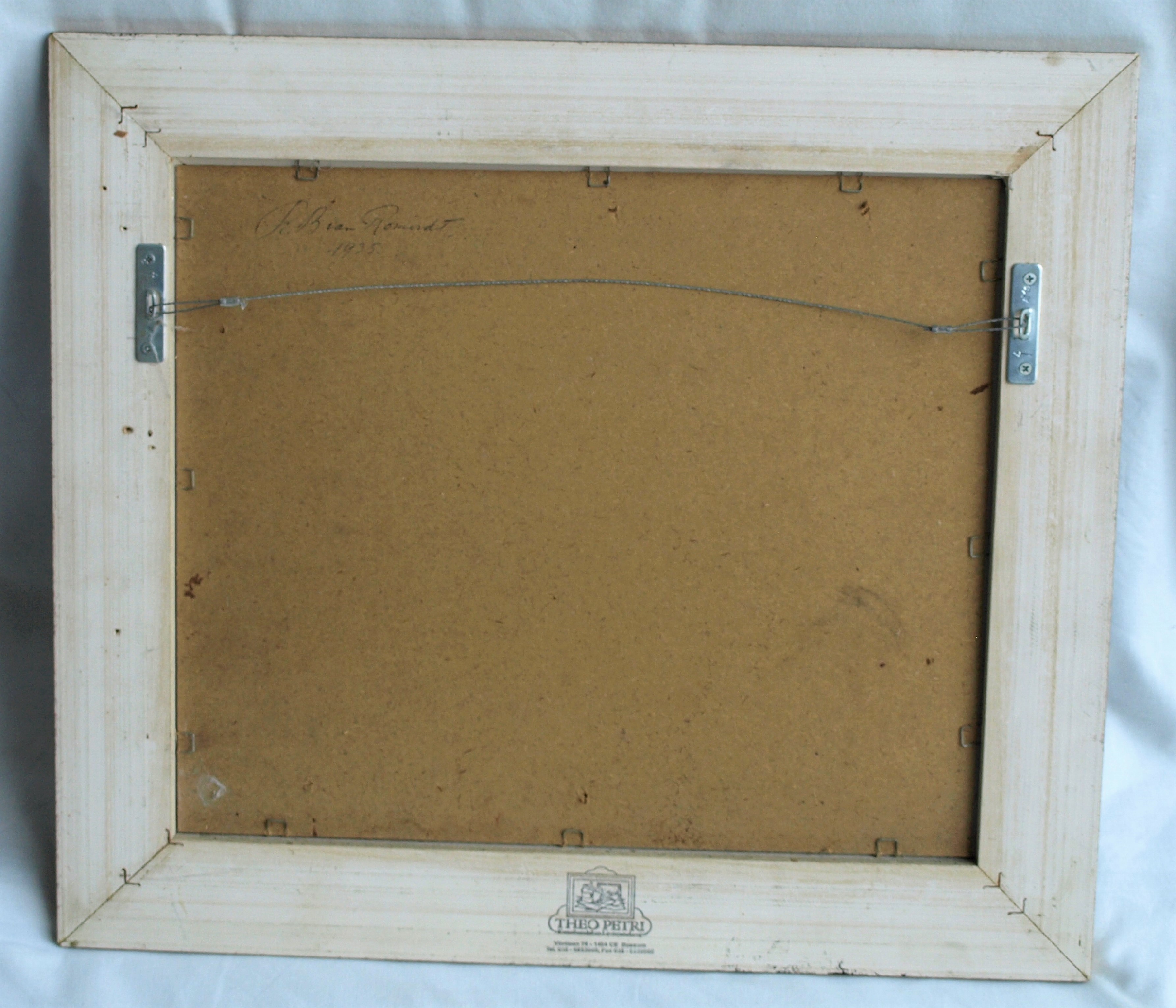 Bethijl Philippus van Romondt - Olieverf op paneel , Man in strandstoel – gesigneerd & ingelijst – 1935 kopen? Bied vanaf 150!