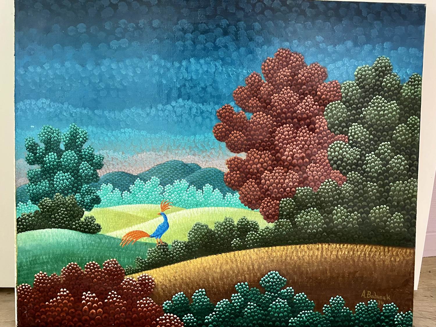 Antun Bahunek - Landschap kopen? Bied vanaf 200!