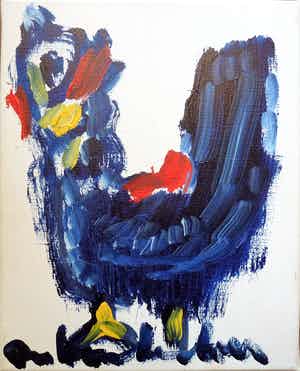 Anton Heyboer - De oervogel . verkocht voor € 400!