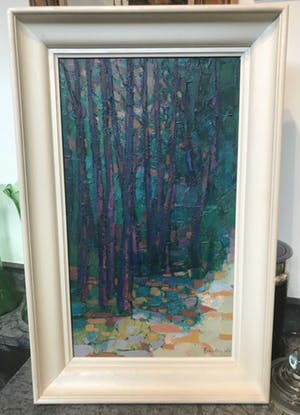 Niet of onleesbaar gesigneerd - C3279-3 - Kleurrijke bomen kopen? Bied vanaf 10!