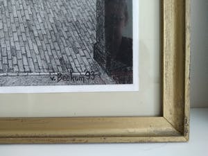 Karl Jakob van Beekum - (1914-1998) Prachtige tekening, fraai doorkijkje kopen? Bied vanaf 125!