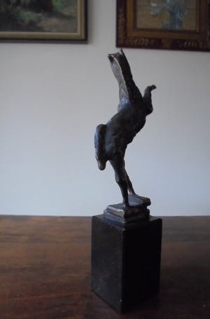 Ruurd Hallema - steigerend paard-prachtig patina kopen? Bied vanaf 175!