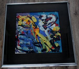 Karel Appel - Ingelijste zeefdruk - 1977 kopen? Bied vanaf 1150!