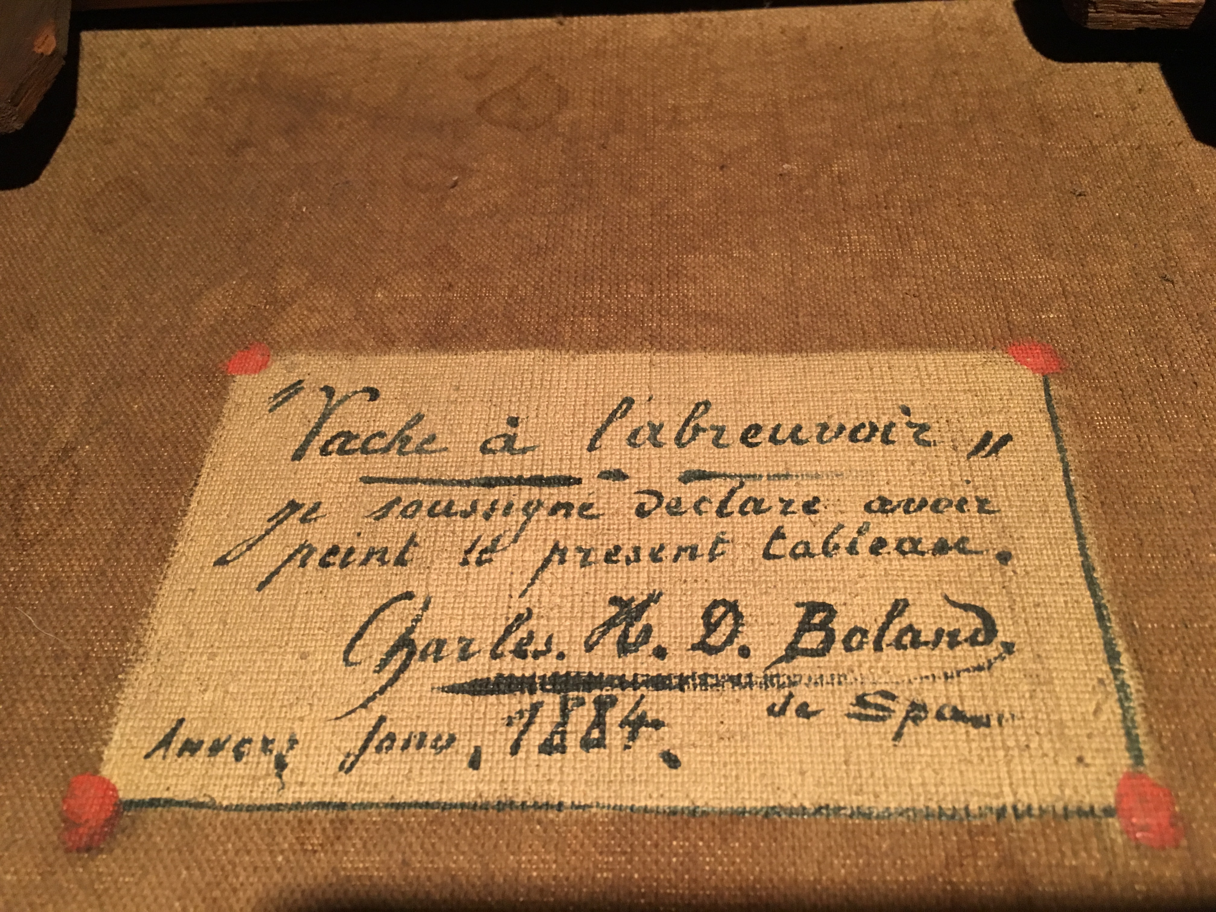 Charles H.D. Boland de Spa - Vache à l'abreuvoir kopen? Bied vanaf 1200!