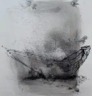 Dirkje Kuik - Inkttekening: Viking kopen? Bied vanaf 149!