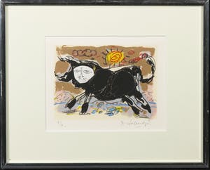 Kees Salentijn - Zeefdruk, Zonder Titel V - Ingelijst kopen? Bied vanaf 35!