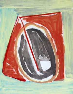 Bram van Velde - Ingelijste litho (nette lijst) verkocht voor € 375!