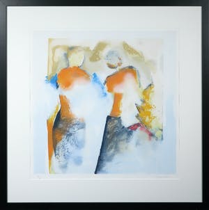 Paula Evers - Zeefdruk, Zonder titel - Ingelijst kopen? Bied vanaf 35!