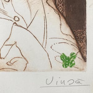 Manuel Viusa i Camps - 2 prachtige litho's - Eén gesigneerd - goede staat kopen? Bied vanaf 45!