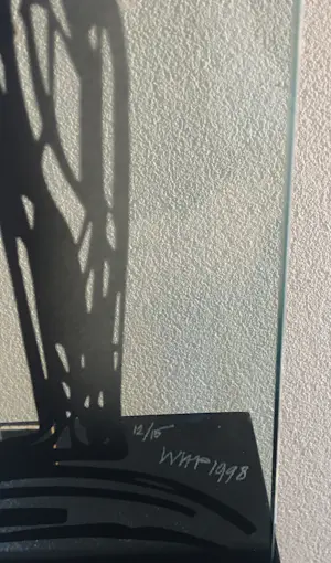 Hans Wap - Beeld glas/staal - 1998 - gesigneerd - oplage 15 ex. kopen? Bied vanaf 100!