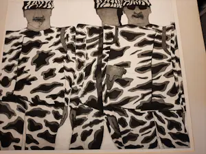 Kees Spermon - Ets/Aquatint, titel "Soldaten ". kopen? Bied vanaf 35!