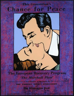 Jan Bollaert - Gemengde techniek op board, Peace couple kopen? Bied vanaf 60!