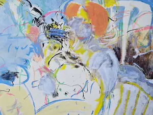 Kees van Bohemen - Grote zeefdruk "voloptueus naakt in slaapkamer" gelimit. oplage - in nieuwstaat kopen? Bied vanaf 62!