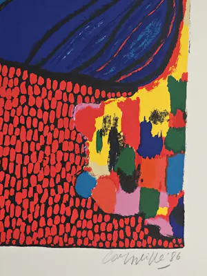 Corneille - Le grand nu bleu - 99/130 - 1986 - Gesigneerd kopen? Bied vanaf 500!