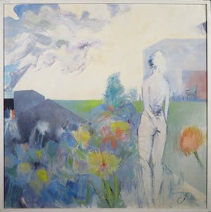 Franscz Witte - Olieverf op doek, Mijmeringen, op eigen benen gaan staan - Ingelijst (Groot) kopen? Bied vanaf 10!