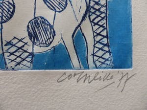 Corneille - Ets aquatint getiteld en e.a kopen? Bied vanaf 200!