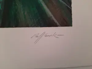 Rolf RAFFLEWSKI - Litho, , getiteld 'Giverny - Parterre de fleurs chez Monet'. kopen? Bied vanaf 40!