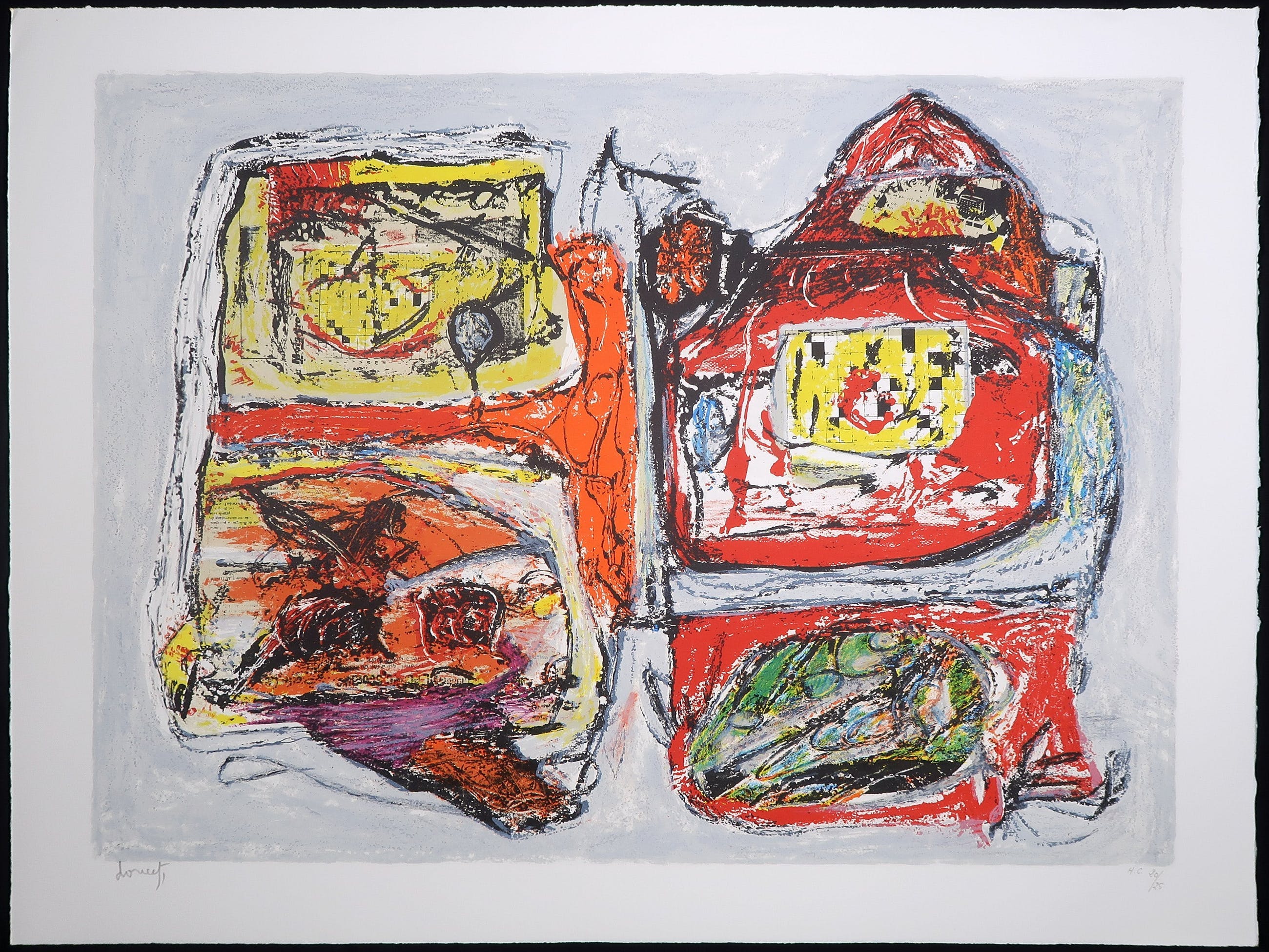 Jacques Doucet - Litho, Rivages-visages-paysages du Sepik kopen? Bied vanaf 100!