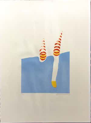 Gerard Leonard van den Eerenbeemt - Litho, z.t. Gesigneerd oplage 3/20 verkocht voor € 35!