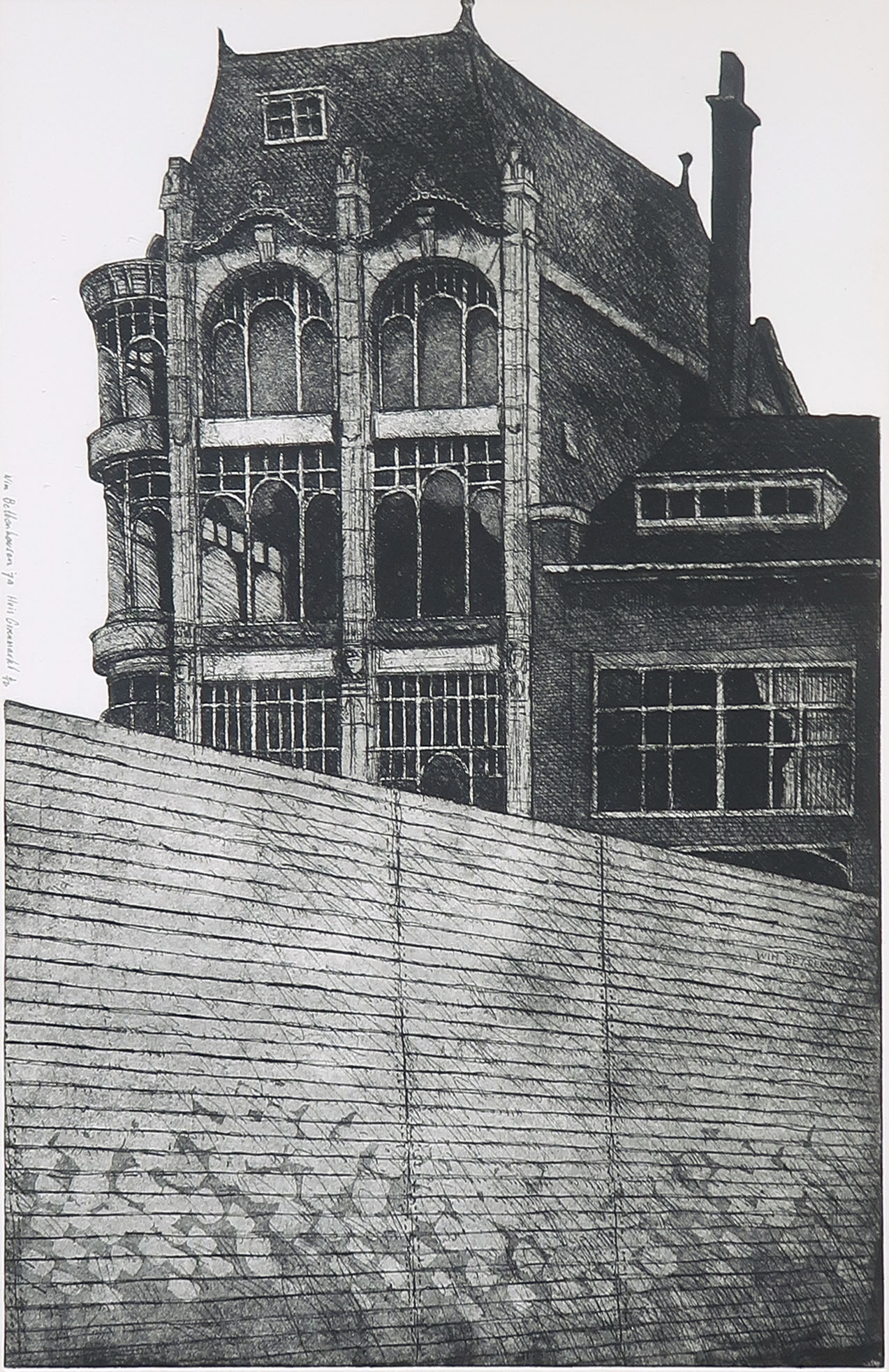 Wim Bettenhausen - Ets, Huis Groenmarkt verkocht voor € 60!